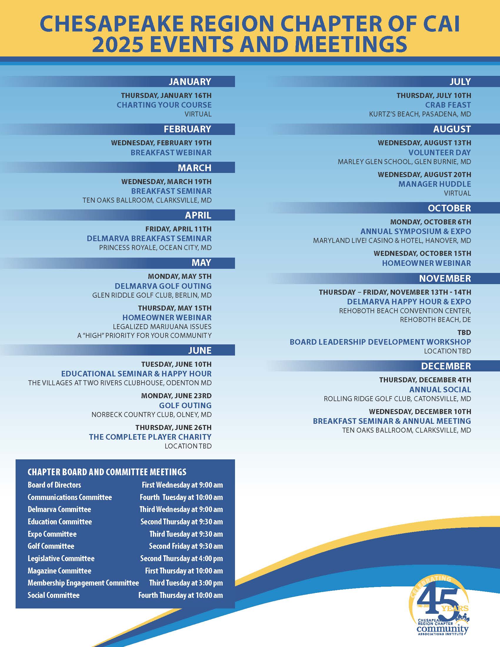 2025 Calendar Updated 3.31